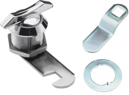 Be In Your Mind Cerradura de Leva Sin Llave de 5/8 Cilindro de Cerradura de Reemplazo de Metal Juego de Leva Tubular para Puertas Gabinetes Y Cajones de Vehículos Recreativos