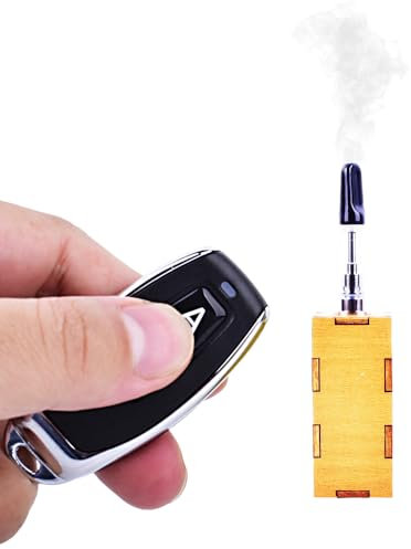 HSETIY Mini Handheld Fog Machine, Remote -Controlled Smoke Machine for Filming Battery Powered, Shooting Videos, Outdoor Activities, Halloween, Cosplay and Other Scenes (small)