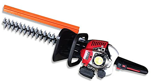 22,5 CC 2 tiempos de gasolina cortasetos, tijeras de podar para setos con hoja de doble cara de 22 pulgadas y mango giratorio de 180° que permite recortadora de setos profesional