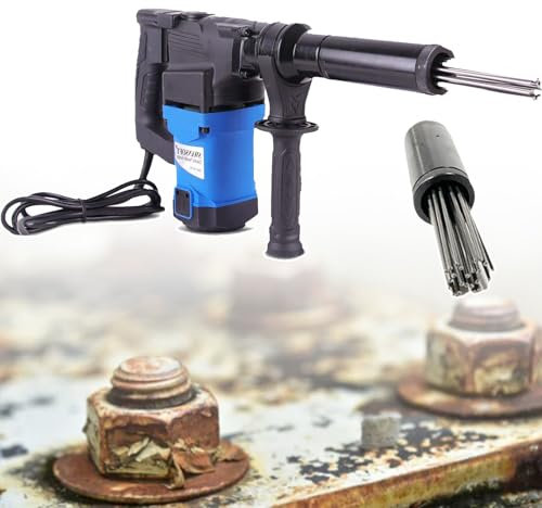 Scrostatore Elettrico Ad Aghi Da 1100 W, Scrostatore Elettrico Ad Aghi Di Livello Industriale, Scrostatore Ad Aghi Portatile, Per La Rimozione Di Ruggine, Scorie Di Saldatura E Vernice,220v
