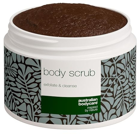 Australian Bodycare Body Scrub - Körperpeeling bei Pickeln auf dem Rücken & Körper, Unreiner Haut & Eingewachsenen Haaren - Pflege bei Hornhaut