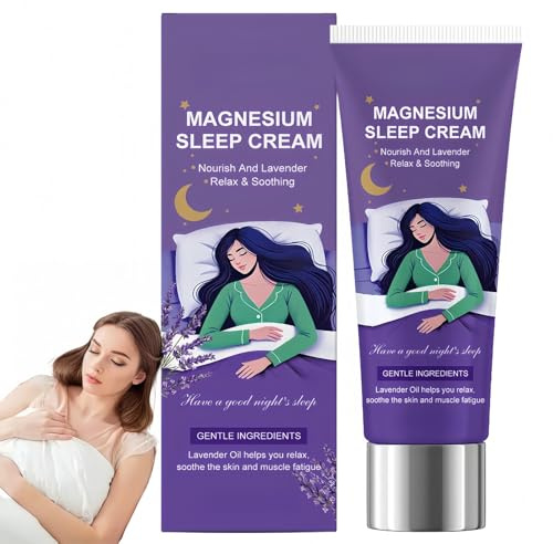 Magnesium Body Butter & Cream - Moisturiser for Women with Dry Skin,Calm Balm for Relieve Leg Fatigue,Magnesium Sleep Formula - Instant Relaxation,Body Care Foot Cream
