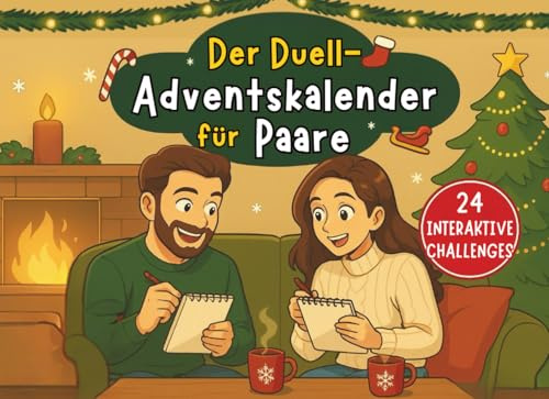 Der Duell-Adventskalender für Paare: 24 interaktive Mini-Challenges, schnell, simpel und romantisch – jeden Tag ein Moment zu zweit bis Weihnachten