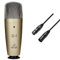 Behringer C-1 Studio Kondensator Mikrofon & Adam Hall Cables K3DMF0150 DMX Kabel XLR male auf XLR female 1,5m