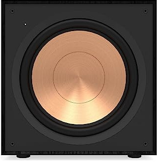 Klipsch Reference Front-Firing Subwoofer with revamped Spun-Copper thermoformed crystalline Polymer woofers