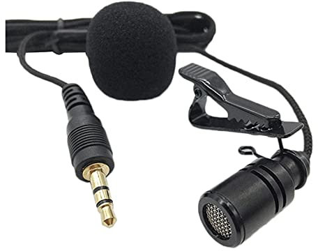BJTYHT Microphone Mini Mobile Lavalier Clip Microphone Haute Compatibilité Universelle Microphone câblée de Jack Mains Libres de 3,5 mm for PC Ordinateur 3pcs (Color : Iron Clip)