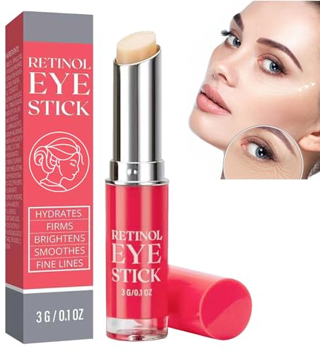Stick per Gli Occhi al Retinolo,Crema Contorno Occhi al Retinolo,Crema per Gli Occhi al Retinolo,Eye Stick per Occhiaie,Stick Rassodante Sotto Gli Occhi,Crema Contorno Occhi al Retinolo per le Rughe