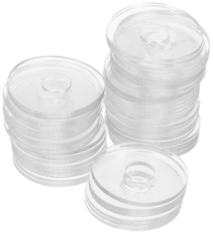 Zerodeko 50piezas Juntas Transparentes Para Manijas De Puertas De Ducha Arandelas De Vinilo Reemplazo De Juntas Planas Para Uso Hogar Arandelas Pequeñas De Fijación Multiusos