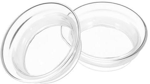 Generico Coperchio della Brocca in Vetro Silicone Resistente all'Usura, 2 Pezzi per Uso Domestico, Protezione Antipolvere e Anti-Spill per Caraffe e Brocche d'Acqua