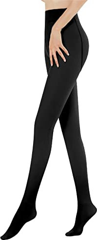 Tofox 300g for -5-10°C Collant Termici Donna invernali termici foderati pantaloni riscaldanti in pile Vita Alta Elasticizzato Calze