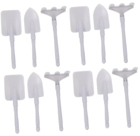 SAFIGLE 240 STK Mini-Schaufel Gartenschaufeln Für Kinder Spielzeug Mini-Farm-Tool Kindergartengeräte Accessoires Für Mädchen Grasschaufel Strandrechen Möbel Kleiner Spatel Baby Plastik 7c