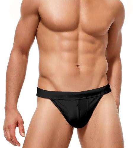 SEAUR Herren Badeslip Eng Kurz Badehose Mini Sexy Schwimmhose Wassersport Strand Swim Briefs Schnell Trocknend Classic Slip Schwimmen Sommer - XL (Asie XXL)