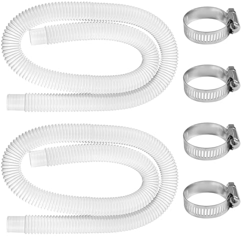 Poolschlauch,150cm Schwimmbadschlauch 32mm,Pool Filter Schlauch,Poolpumpenschlauch,Solarschlauch für Pool,Saugschlauch,Wasserschlauch,Saugschlauch Flexibel,Pumpenschlauch für Pool