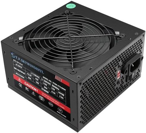 800W Power Supply 80 Plus Gold PSU ATX Non Modular with 115/230V Switch