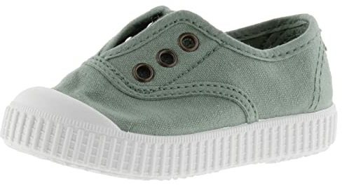 victoria Zapatillas Unisex 1915 Lona Tintada DREC & Elástico Central & Refuerzo Puntera 106627 para Niños Jade 31
