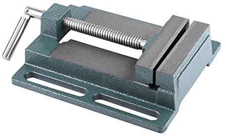 4 Inch Heavy Duty Drill Press Vice Work Bench Vice Vise Workshop Clamp Engineer Jaw Swivel Base Table, Vise Hand Clamp Vice Bench Clamp Woodworking Drilling Machine Vice