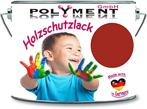 Polyment GmbH - Vernice protettiva per legno RAL 3000 rosso fuoco