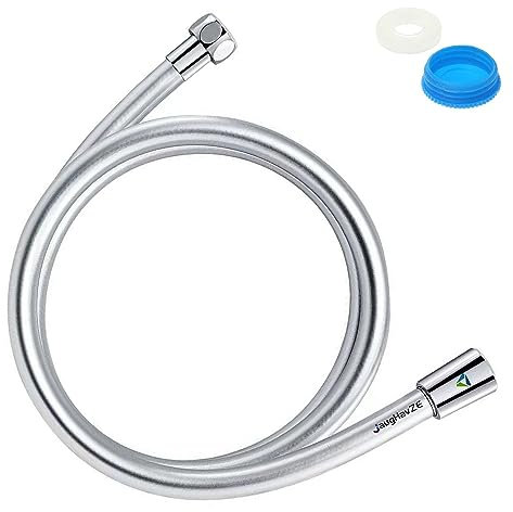 High Pressure Shower Hose 1.5m, Anti-Kink & Universal Fit G1/2, PVC Replacement Pipe for Bathroom & Garden