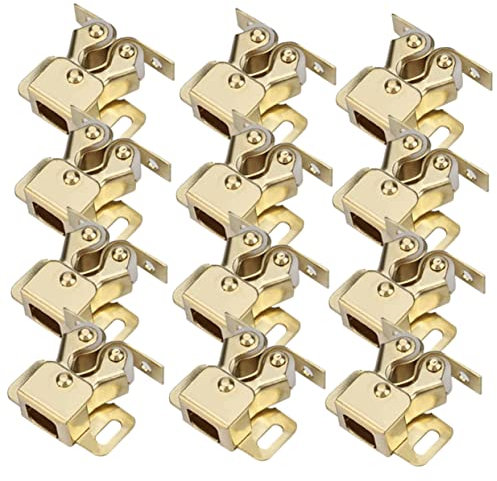 ORFOFE 20 Loquets de Placard à Double Galet, Acier Laminé à Froid, Résistance à L’usure la Corrosion, pour Portes D’armoire et Camping-