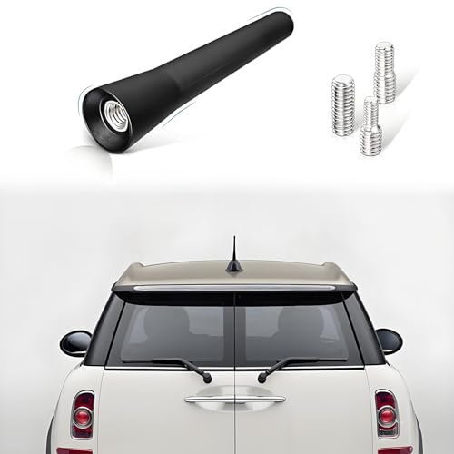 VBGURR Mini Car Ariel Small Short FM&DAB Car Antenna Upgraded Car Radio Aerial with Strong Receiving Function Universal Radio Antenna Suitable for most Vehicles