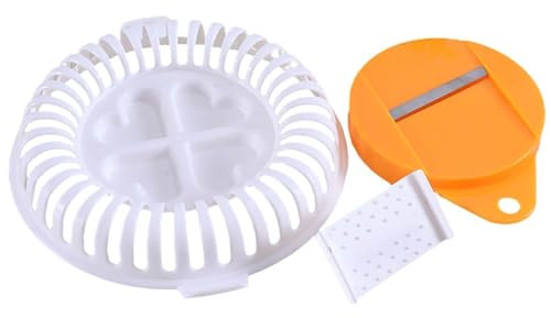 Fabricante de patatas fritas para microondas - Bandeja para patatas fritas microondas, cortador de patatas fritas de manzana y patatas fritas | Bandeja para hornear patatas fritas, herramienta para