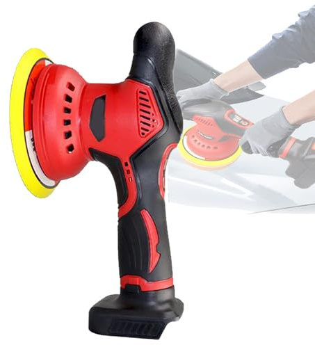 Pulidora De Coche Inalámbrica,8 Velocidades Ajustables (2800-5500 Rpm),Rueda De Pulido De 150 Mm, Enceradora Eléctrica,Herramienta De Pulido,Para El Cuidado De Automóviles Y Motocicletas