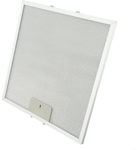 Yuanpgky Filtro per cappa da cucina, 320 x 320 x 9 mm, filtro antigrasso in rete metallica, 5 strati, in alluminio, per cappe da cucina