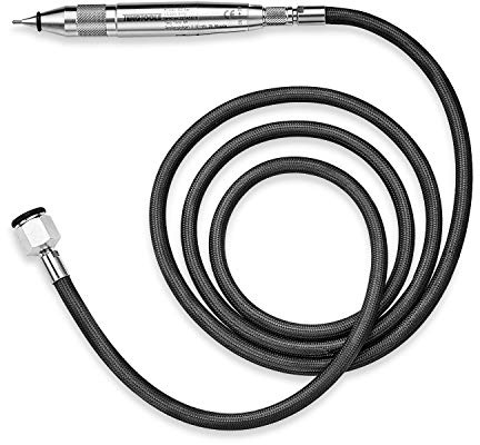 Teng Tools 360 Degree Precision Steel Pneumatic Air Scribe Engraving Pen with Metal Stylus - AREP25