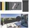 Balkonbespannung Nach Mass 130 x 140 cm Wasserabweisend Windschutz Staubschutz, Balkon Windschutz Sichtschutz Zaun mit Kordel Und Nylon Kabelbinder, für Balkongeländer Garten, Dunkelgrau