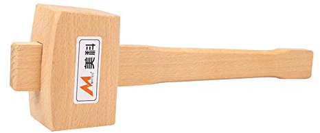 Martello in legno da falegname, 25,4 cm, manico per la lavorazione del legno