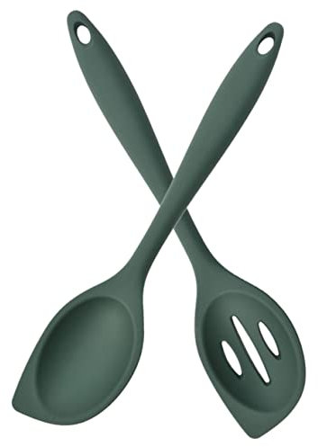PEPLAYTAL 1Set Cucchiai Silicone Cucchiai Per Zuppa e Utensili Antiaderenti Accessori Per Preparazioni Gourmet