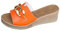 Espadrilles Mules pour femme - Pieds larges - Plateforme - Talon compensé - Chaussures d'été décontractées et élégantes - Bout ouvert - Pantoufles d'été compensées - Antidérapantes - Semelles épaisses