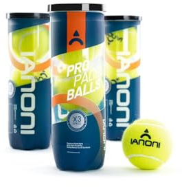 Premium Padel Tennis Balls, Pack of 9, 3 Tubes With High Durability peformance on all surfaces