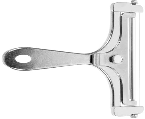 TIDTALEO Affettatrice Formaggio Regolabile in Acciaio con Filo Taglio Preciso e Manico Ergonomico Affetta Formaggi Duri Cucina e Resistente