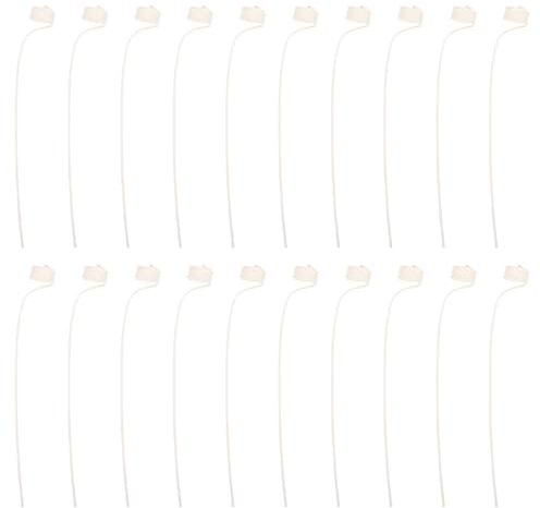 DOITOOL Varillas Difusoras de Aromaterapia Hogar 20 Unidades de Ratán Curvado Varillas Aromáticas Reemplazables para Difusores de Aceites Esenciales Sala Cocina Baño y Oficina