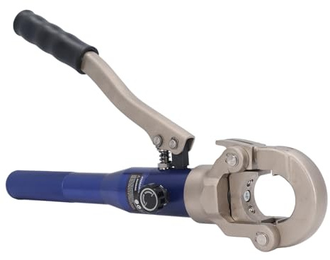 Oreilet Herramienta Hidráulica Prensa Cobre, Prensado Tubos 60 KN para Accesorios de Tubos Cobre 1/2 pulg,3/4 pulg, 1 ., 3 Troqueles, Cortador, Prensa Hidráulica