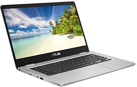 ASUS C423 Chromebook 14 Laptop Intel Celeron N3350 4GB RAM 64GB eMMC Chrome OS Black & Silver - RFB-C423NA-BV0158 With 12 Month Warranty