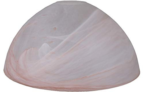 Lampenglas 300mm Ersatzglas braun Lampenschirm Glas rund Leuchtenglas Pendelleuchte Glasschirm
