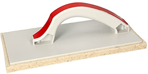 KOTARBAU® Llana de alisado con revestimiento resistente de fieltro, 280x140 / 10 mm, Talocha para alisar yeso y mortero, Llana para suavizar revocados y morteros, Fieltro resistente, Llana de fieltro