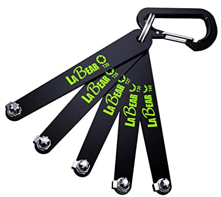 LABEAR TORX - Juego de destornilladores de desplazamiento de perfil ultra bajo, estrella, placa delgada recta de 90 grados para zonas estrechas, T20, T25, T27, T30 y T40