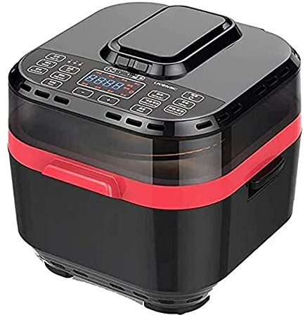 Freidora de aire para uso doméstico Freidora de aire de 10,0 L Freidora eléctrica Freidora automática sin aceite Freidora de aire antiadherente Horno de freír inteligente táctil 1500 W Cómoda efi