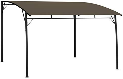 Pergola de jardin bioclimatique 3 x 3 m – Tonnelle d'extérieur résistante aux intempéries pour terrasse, cour et jardin, parfaite pour la protection solaire