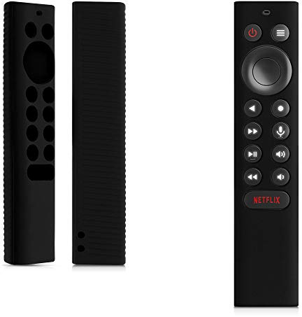kwmobile Hülle Fernbedienung kompatibel mit Nvidia Shield TV pro/4K HDR Hülle - Silikon Case für TV Zubehör in Schwarz