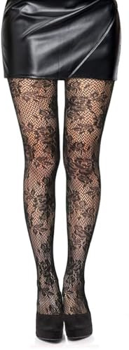 Simply Joshimo Womens Black Patterned Fishnet Net Tights/Ladies Fashion Pattern Pantyhose