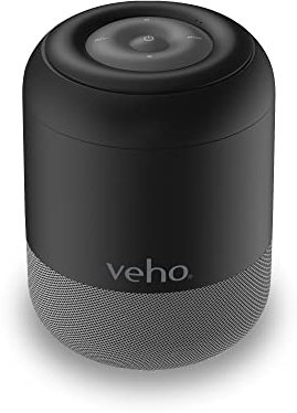 Veho MZ-S Bluetooth Wireless Speaker | Portable | Bluetooth 5.0 | 12 Hours Playtime | Travel Speaker | Black (VSS-701-MZS-B)