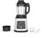 Tefal PerfectMix Cook Hochgeschwindigkeits-Standmixer, mit Kochfunktion, 10 Auto-Programme, heiße und kalte Rezepte, abnehmbare Klingen, inkl. Dampfkorb, Silber/Schwarz, BL83SD30