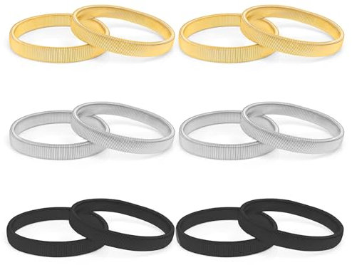 Ärmelhalter,Ärmelhalter Damen,Ärmelhalter Herren,Hemdhalter Herren,Hemd Ärmelhalter,Hemdhalter,Hemd Halter,Anti-Rutsch-Hemd ärmelhalter,Ärmelhalter Herren Metall,6 Paar Ärmelhalter,Hemd-Armba