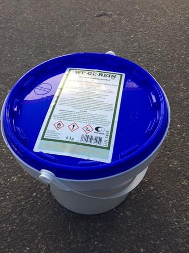 Heinrichs Agrar WE GE REIN Reinigungsmittel für Stein, Kieselsteine, Steinplatten, 6 kg optischer Aufheller, biologisch abbaubar Universalpflege für Wege und Plätze