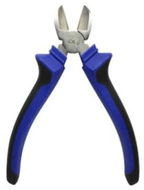 Alicates de corte diagonal 200mm, mango ergonómico, acero al carbono; ideales para cortar cables y alambres con precisión.
