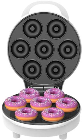 ADLER Máquina para donuts, hornea 7 donuts, 5 cm de diámetro